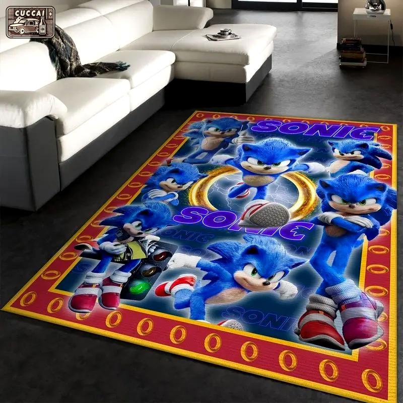 Sonic 4 area rug living room and bed room rug area rug living room carpet rug regtangle carpet floor decor home decor Rectangle Rug