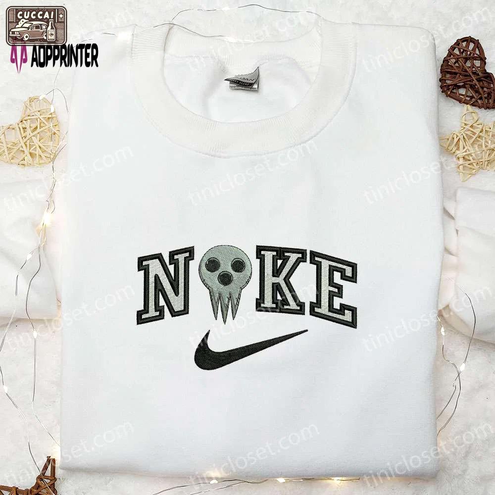 Souleater x nike hoodie & embroidered shirt: best halloween gift ideas Embroidered Shirt