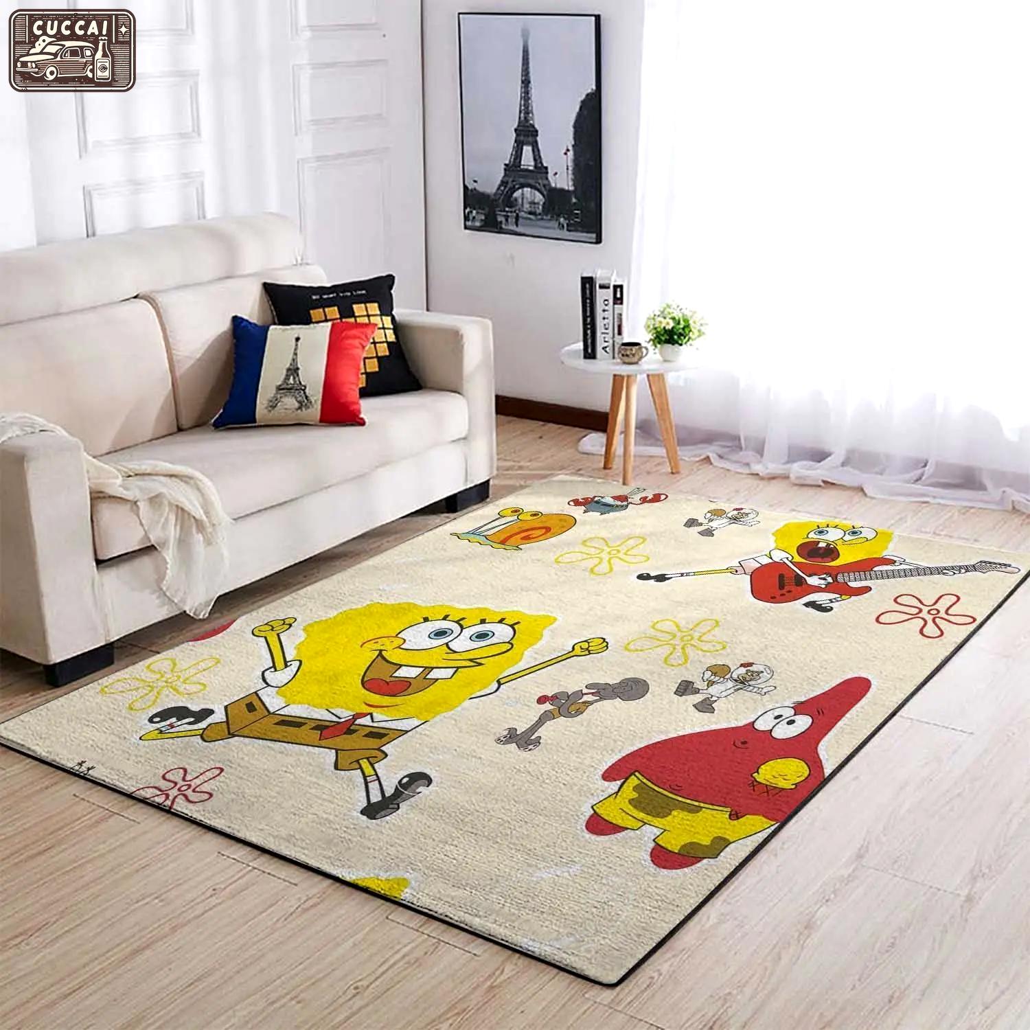 Spongebob squarepants area rugs living room carpet ssp91209 rug regtangle carpet floor decor home decor Rectangle Rug