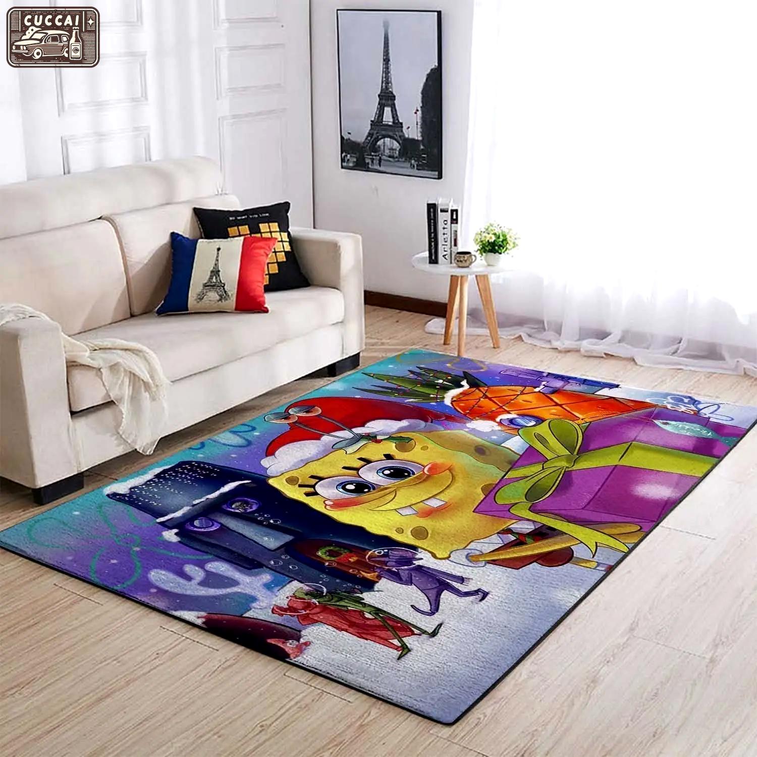 Spongebob squarepants area rugs living room carpet ssp91211 rug regtangle carpet floor decor home decor Rectangle Rug