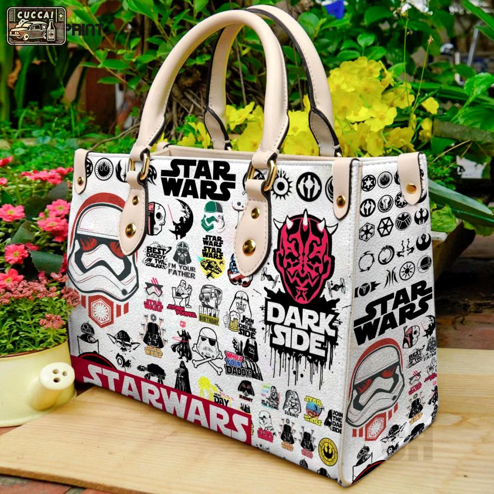 Star wars lover leather bag for women gift 2156 Women Leather Hand Bag