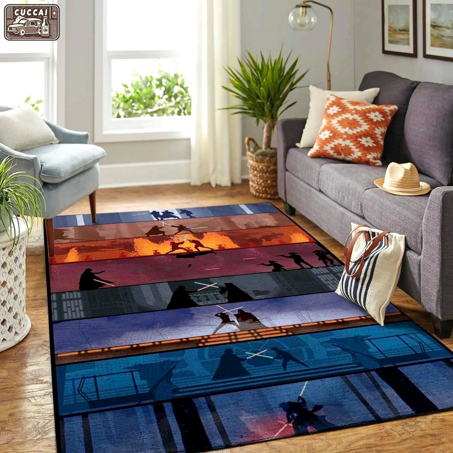 Star wars luke sky walker rug area rug living room carpet rug regtangle carpet floor decor home decor Rectangle Rug