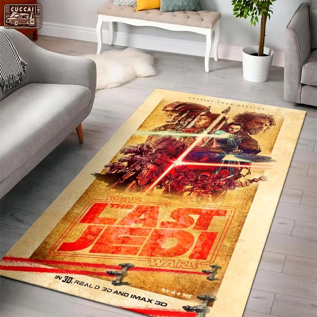 Star wars the last jedi movies area rugs living room carpet rug regtangle carpet floor decor home decor Rectangle Rug