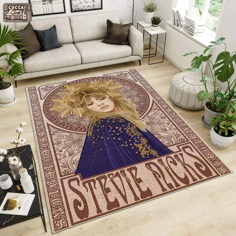 Stevie nicks area rug living room rug home decor home decor bedroom living room decor Rectangle Rug