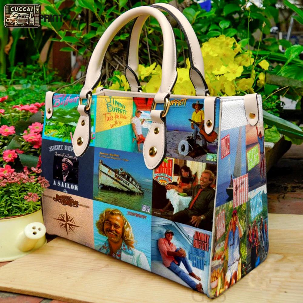 Stylish jimmy buffett 1g leather hand bag gift for women’s day for women s day g95 gift 3192 Women Leather Hand Bag