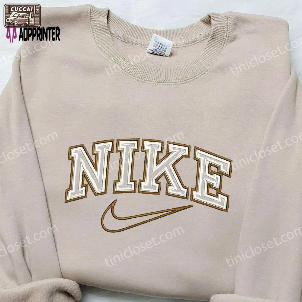 Stylish nike inspired vintage & spellout embroidered shirts Embroidered Shirt