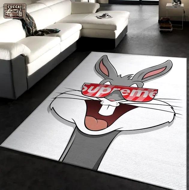 Supreme limited logo type 1090. Upgrade Your Living Room with Luxury Home Decor: Area Carpets, Floor Decor, Door Mats, and Hot Gift Items with style a High-End Fashion Brand Rectangle Rug