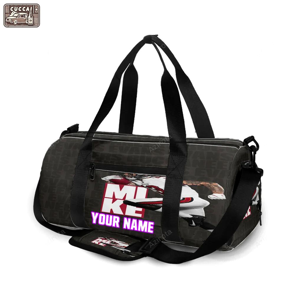 Tampa bay buccaneers mike evans2 personalized name travel bag gym bag 107 Travel Bag