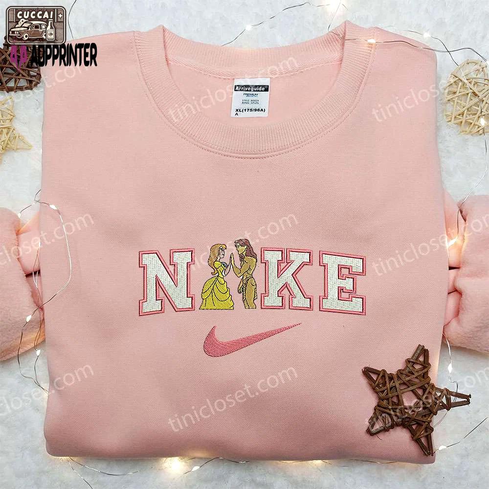 Tarzan & jane x nike embroidered sweatshirt: disney shirt inspired by nike tarzan & nike embroidered shirt Embroidered Shirt