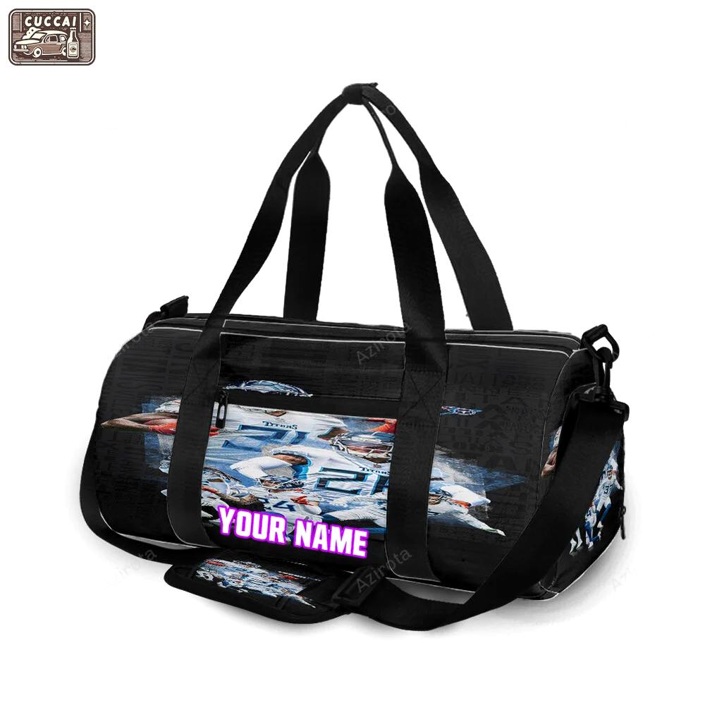 Tennessee titans players v8 personalized name travel bag gym bag 2596 Travel Bag