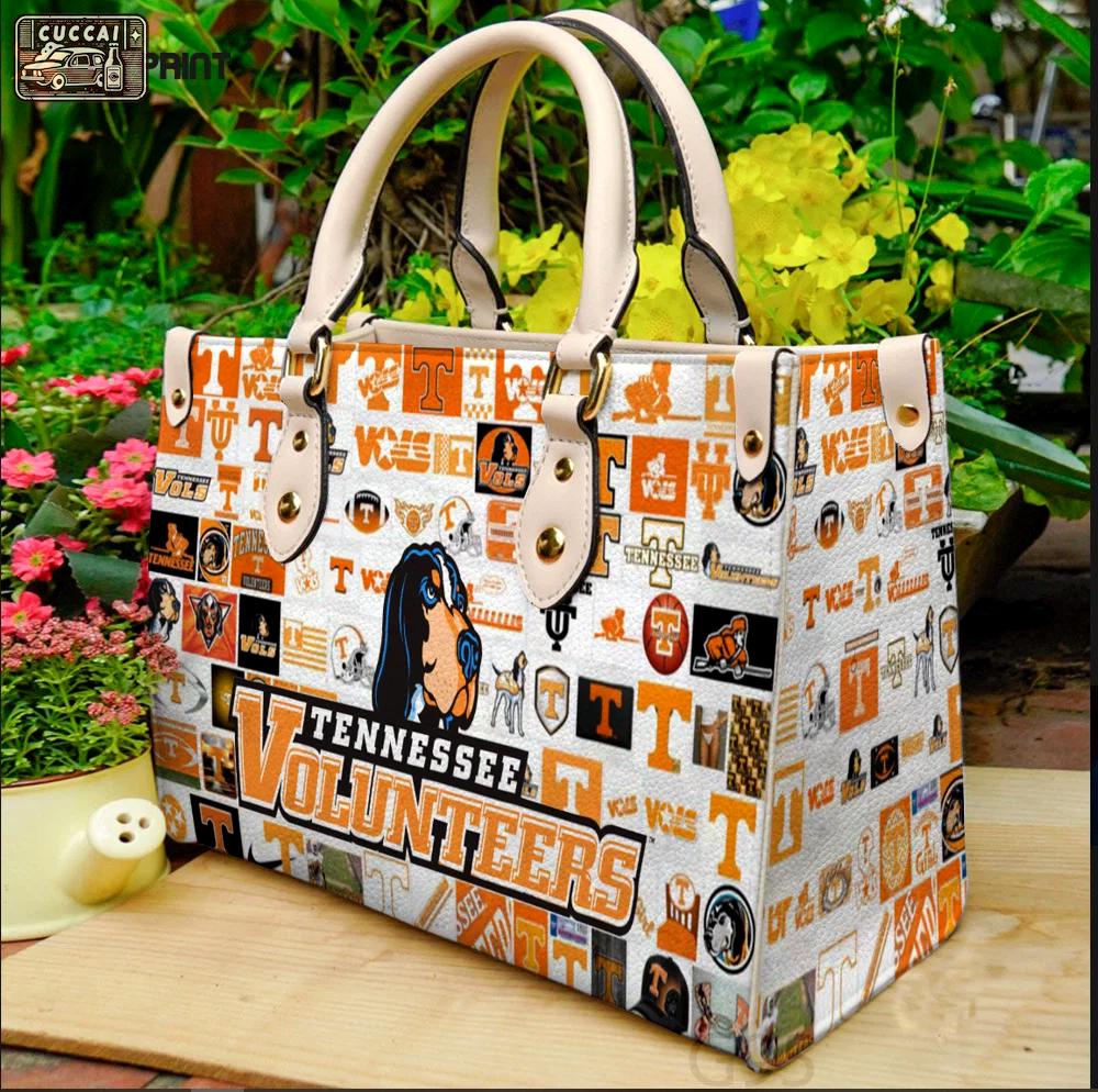 Tennessee volunteers leather handbag gift for women 604 Women Leather Hand Bag
