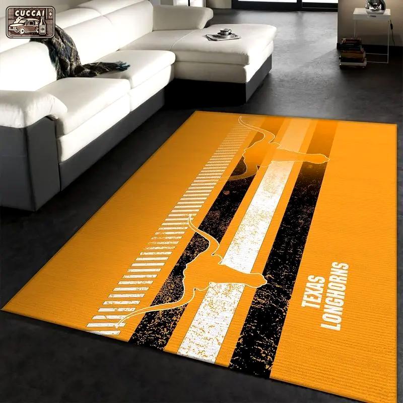 Texas longhorns ncaa 2 area rug living room bed room rug rectangle carpet Rectangle Rug