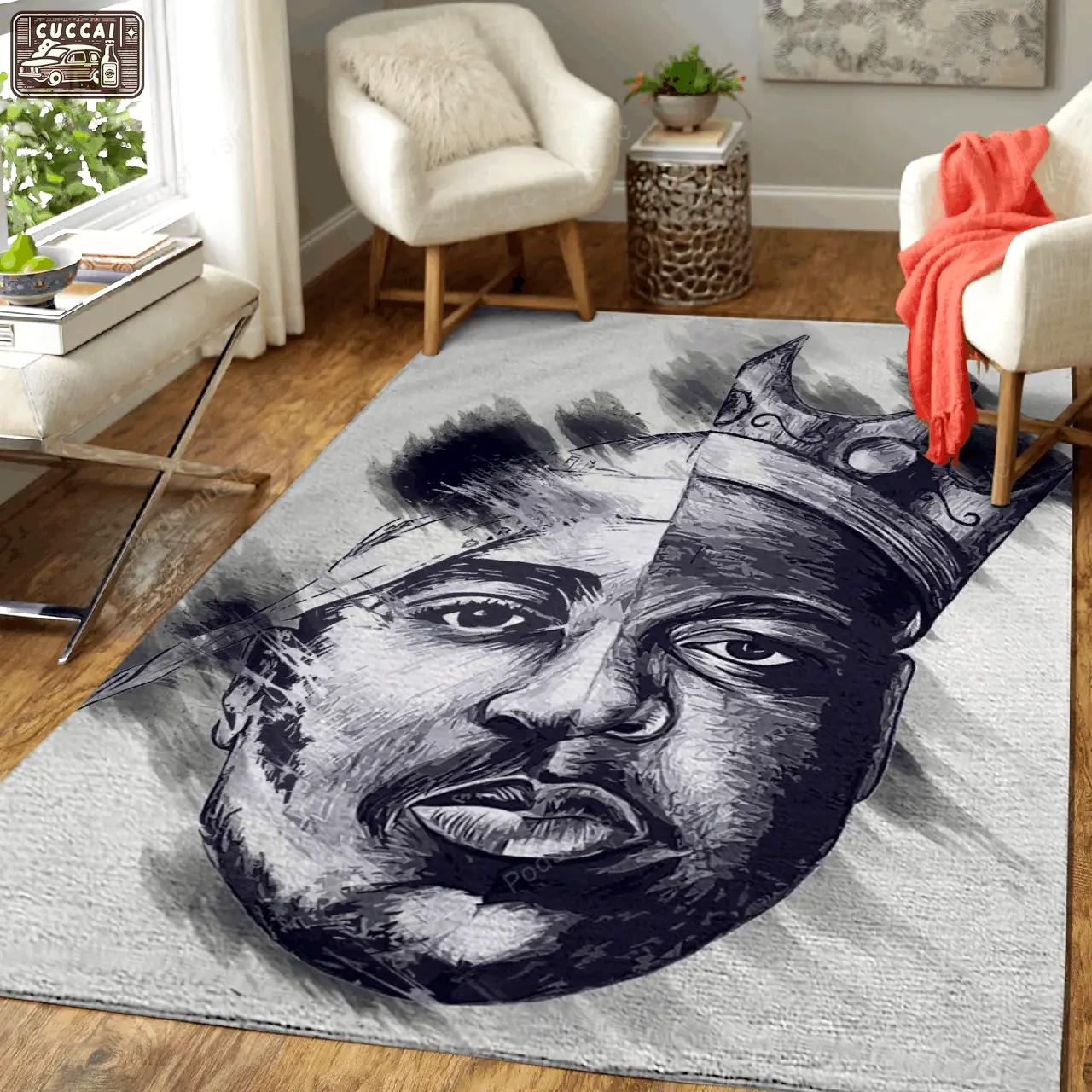 The best rapper rapper and hip hop music art for fans area rug living room carpet rug regtangle carpet floor decor home decor Rectangle Rug