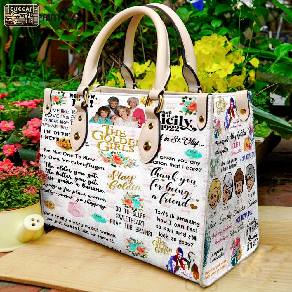 The golden girls 1g leather hand bag gift for women’s day: perfect women s day gift – g95 3618 Women Leather Hand Bag