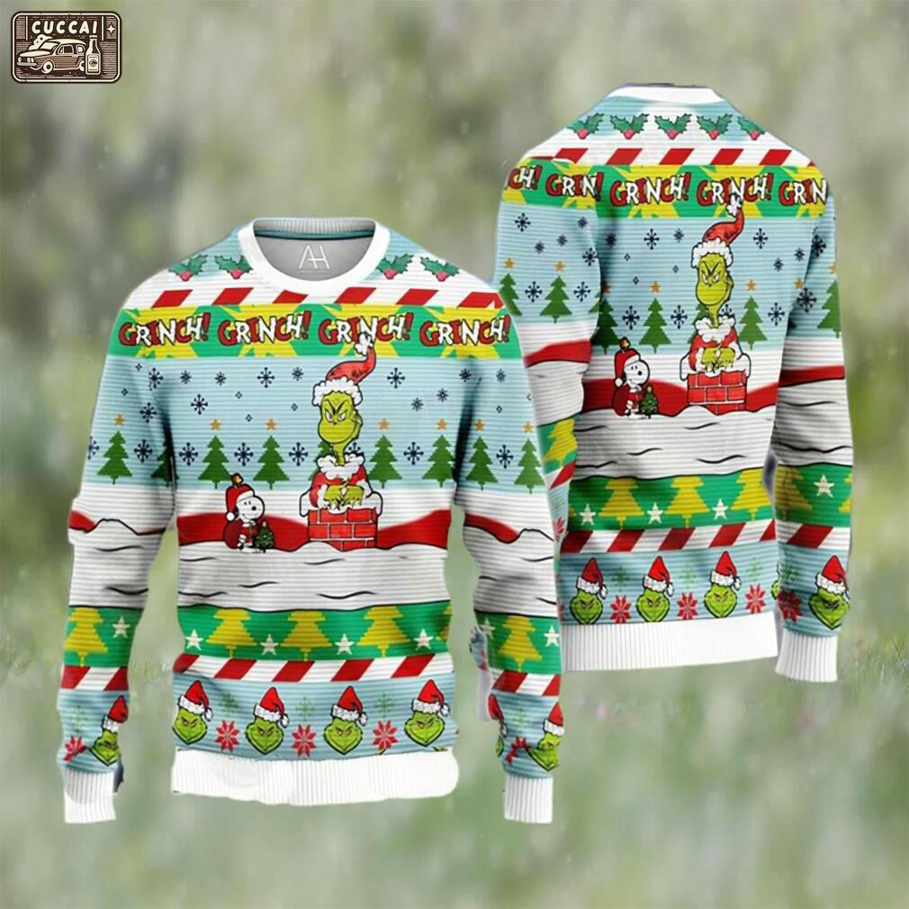 The grinch and snoopy dog ugly sweater funny christmas gift Christmas Ugly Sweater
