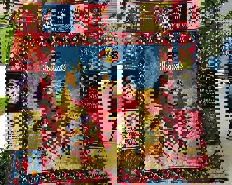 The incredibles fleece blanket, incredibles characters blanket, superhero blanket, birthday gifts for kids, christmas gifts Quilt Blanket