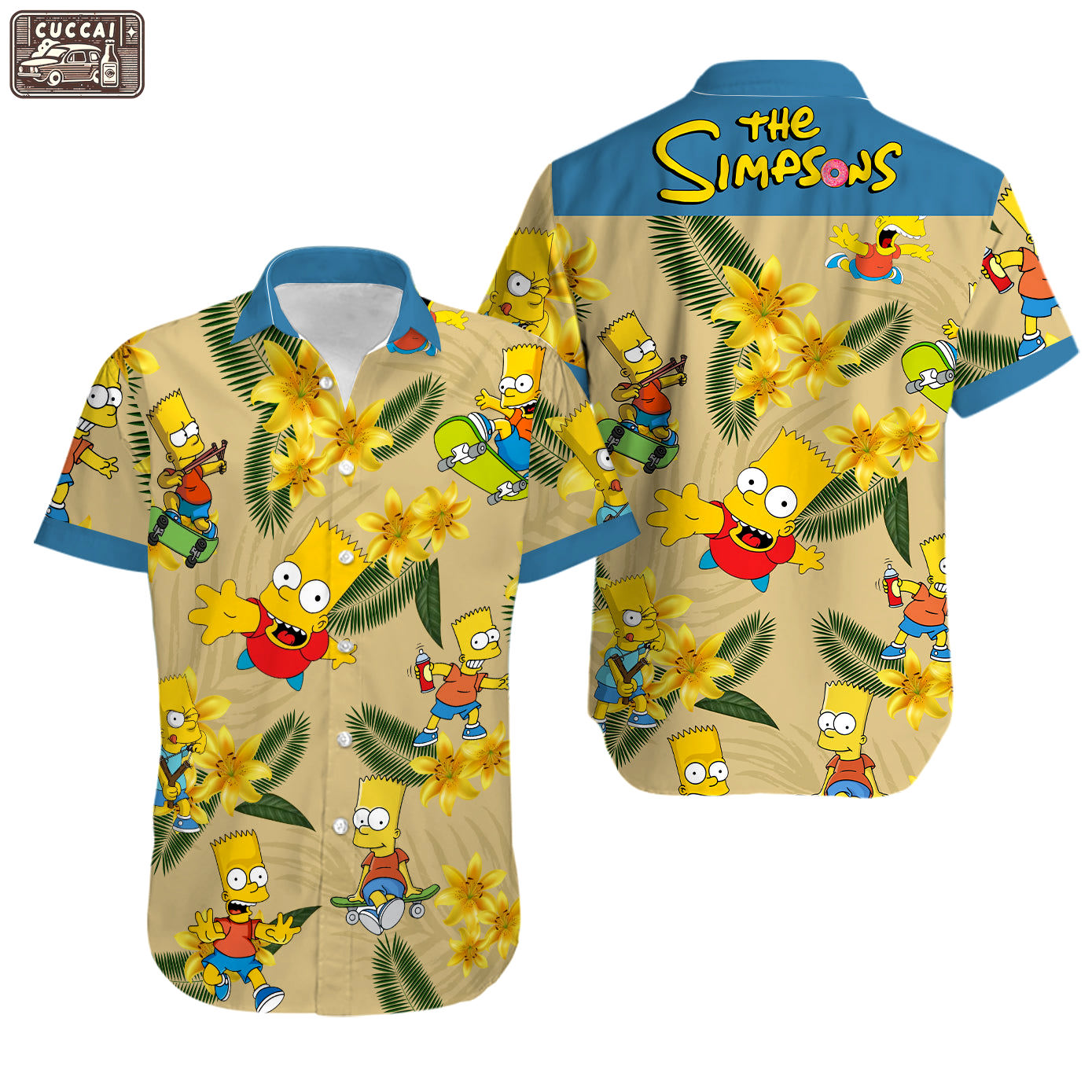 The simpsons hawaiian shirt Hawaii Shirt Shorts & Flip Flops