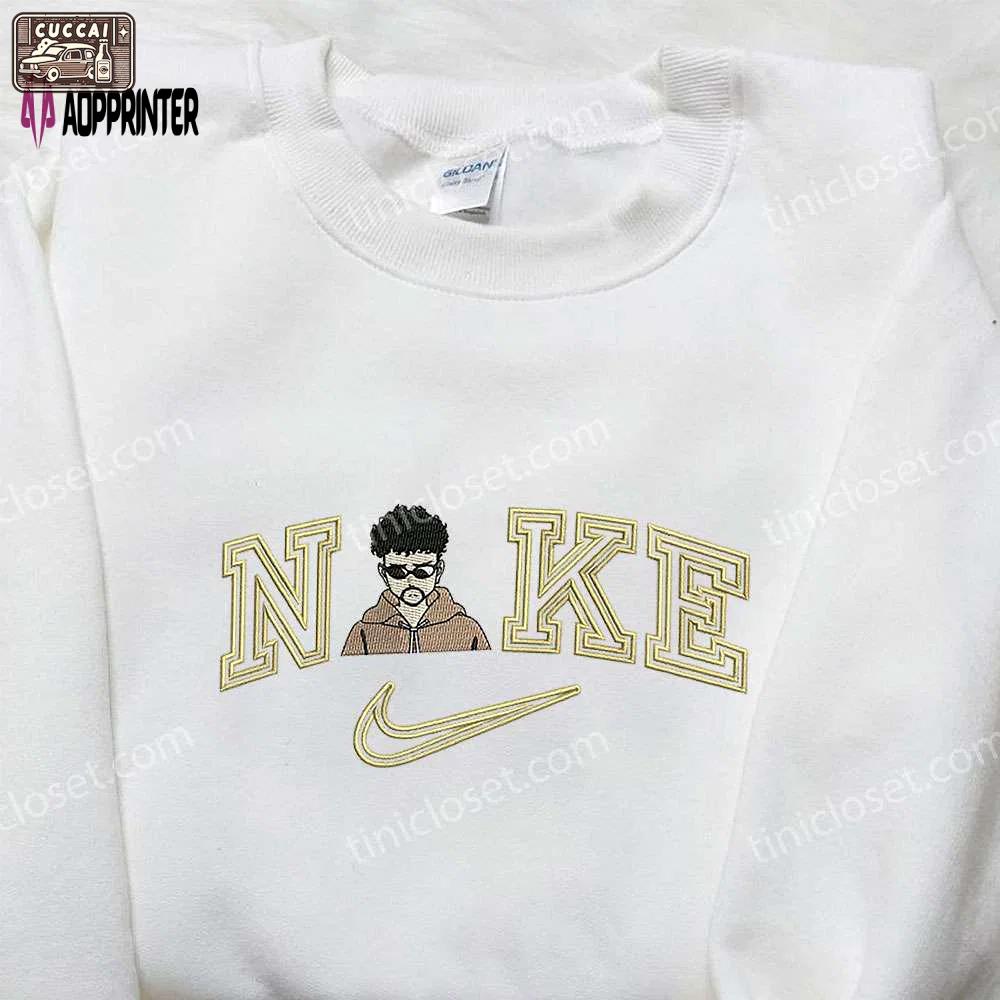 The weeknd x nike embroidered hoodie: celebrity shirt & nike inspired apparel Embroidered Shirt