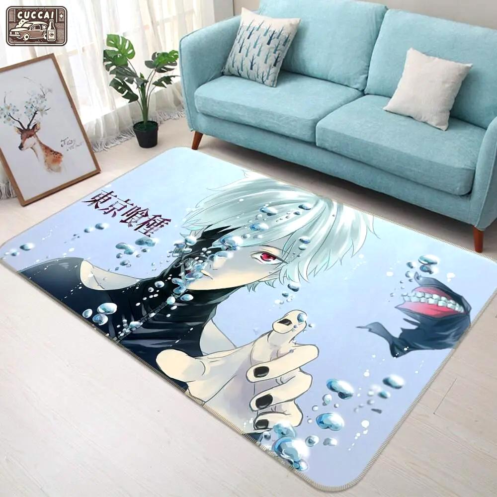 Tokyo ghoul anime 21 area rug living room and bed room rug rug regtangle carpet floor decor home decor Rectangle Rug