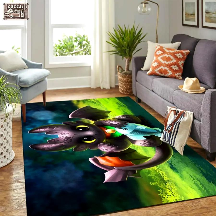 Toothless carpet200303129 home decor area rug living room Rectangle Rug