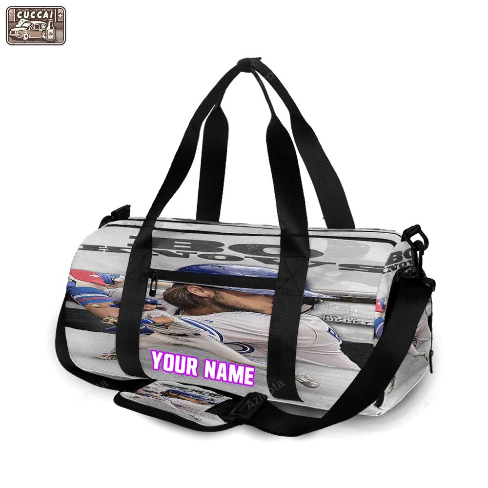 Toronto blue jays bo bichette10 personalized name travel bag gym bag 2576 Travel Bag