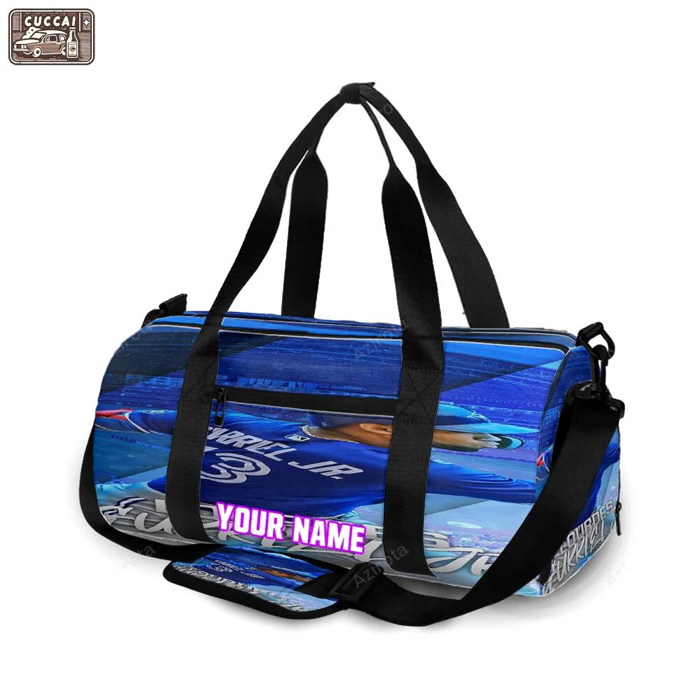 Toronto blue jays lourdes gurriel jr1 personalized name travel bag gym bag 2544 Travel Bag