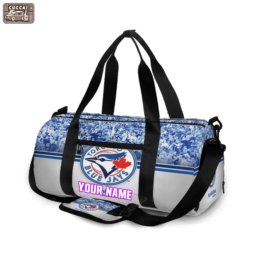Toronto blue jays russell bird fans personalized name travel bag gym bag 2421 Travel Bag