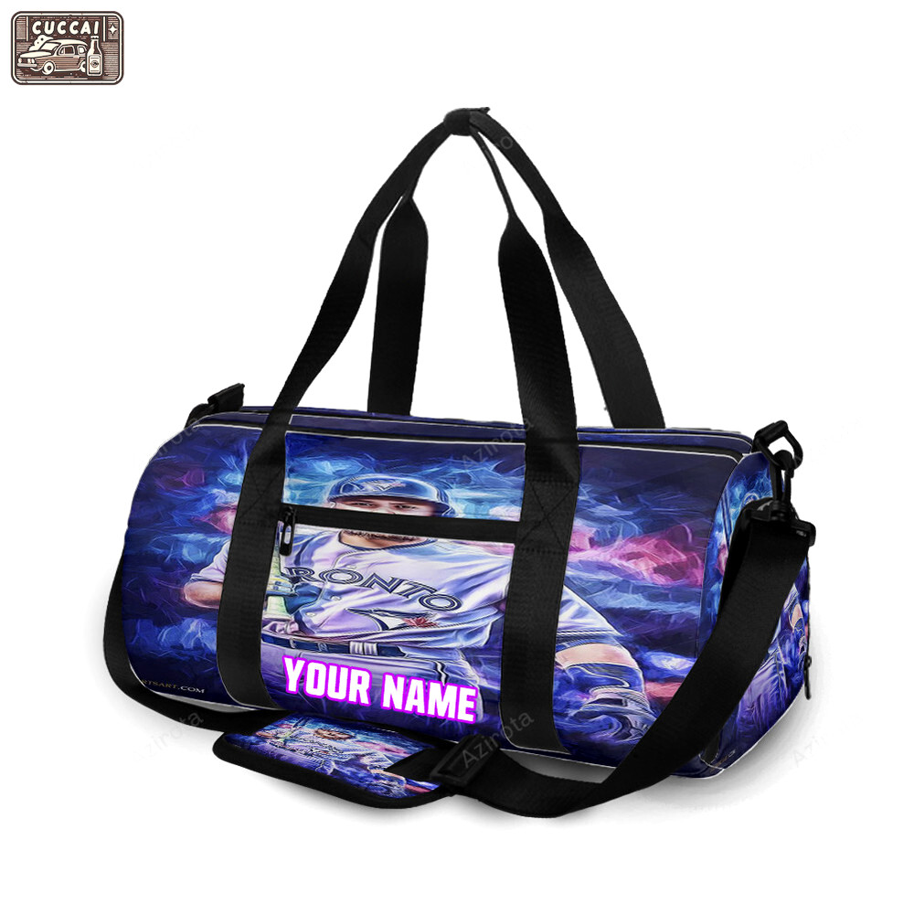 Toronto blue jays russell martin1 personalized name travel bag gym bag 2491 Travel Bag