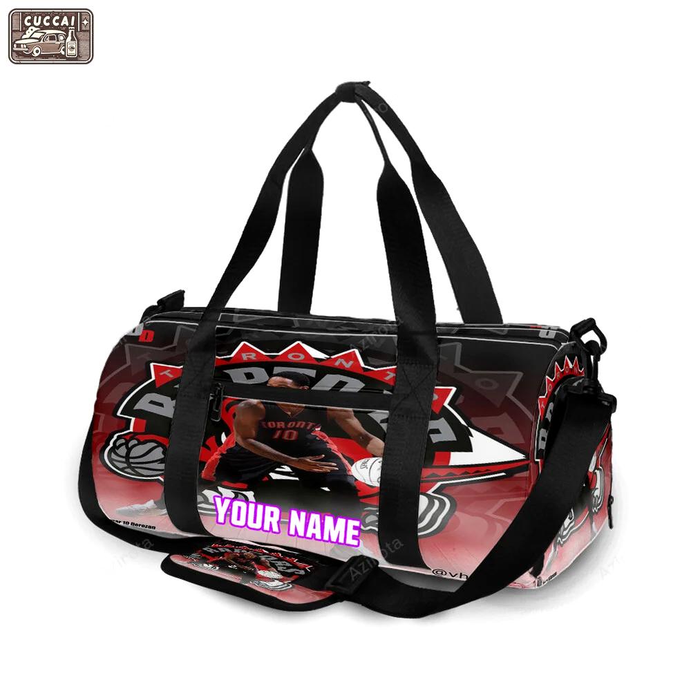 Toronto raptors demar derozan5 personalized name travel bag gym bag 2438 Travel Bag