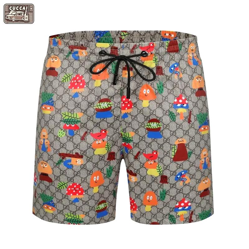 Trending gucci luxury brand all over print shorts pants for men luxury summer outfit trending 2023 18 Shorts For Ment