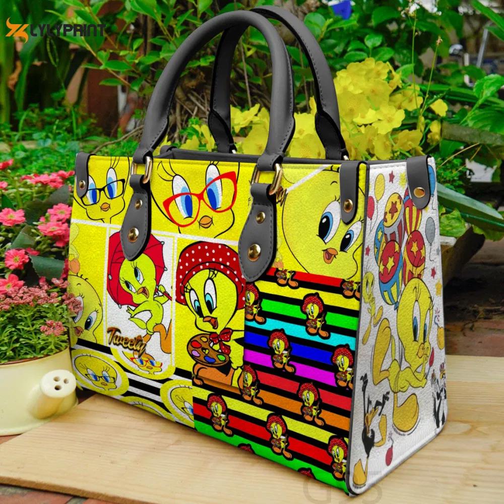 Tweety bird 14 leather hand bag gift for women’s day gift for women s day – stylish chic and affordable g95 3504 Women Leather Hand Bag