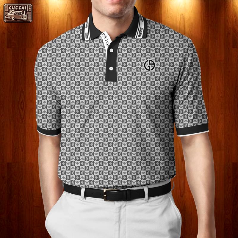 Upgrade your style with armani premium polo shirt trending outfit 2023 194 Polo Shirt