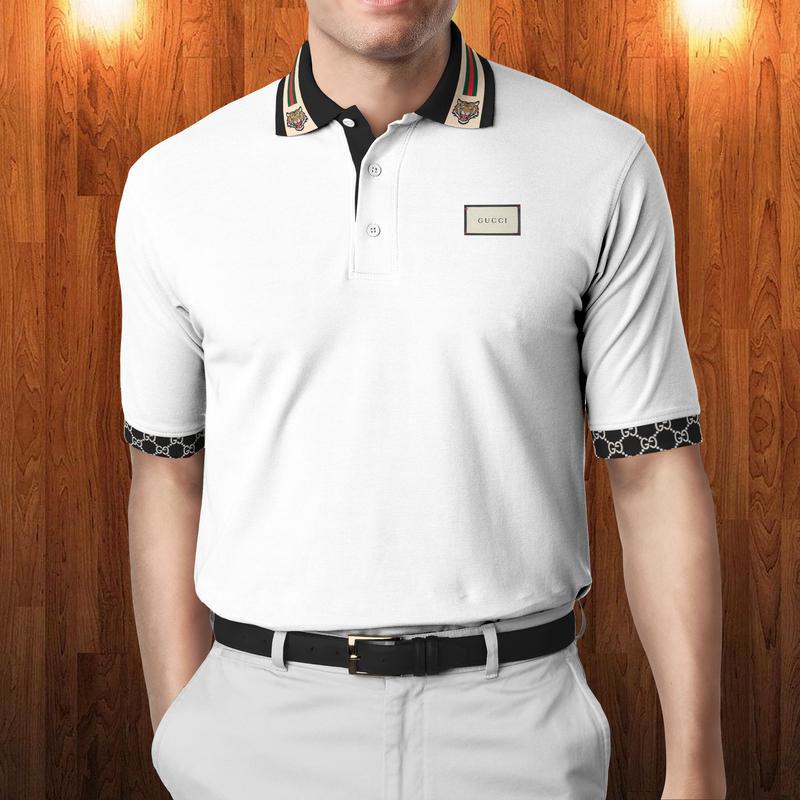 Upgrade your style with gucci premium polo shirt trending outfit 2023 128 Polo Shirt