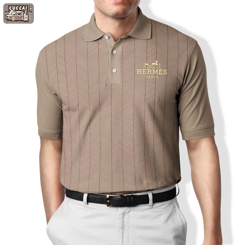 Upgrade your style with hermes premium polo shirt trending outfit 2023 64 Polo Shirt