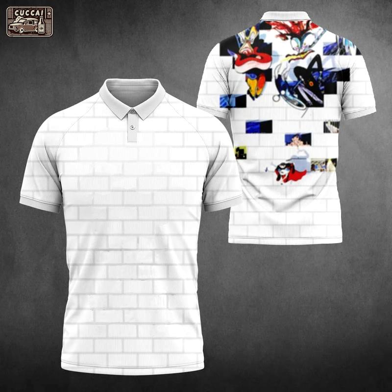 Upgrade your style with pink floyd the wall premium polo shirt trending outfit 2023 195 Polo Shirt