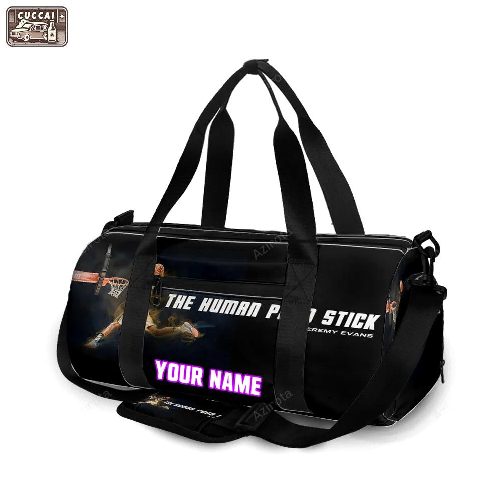 Utah jazz 40 jeremy evans v30 personalized name travel bag gym bag 2512 Travel Bag