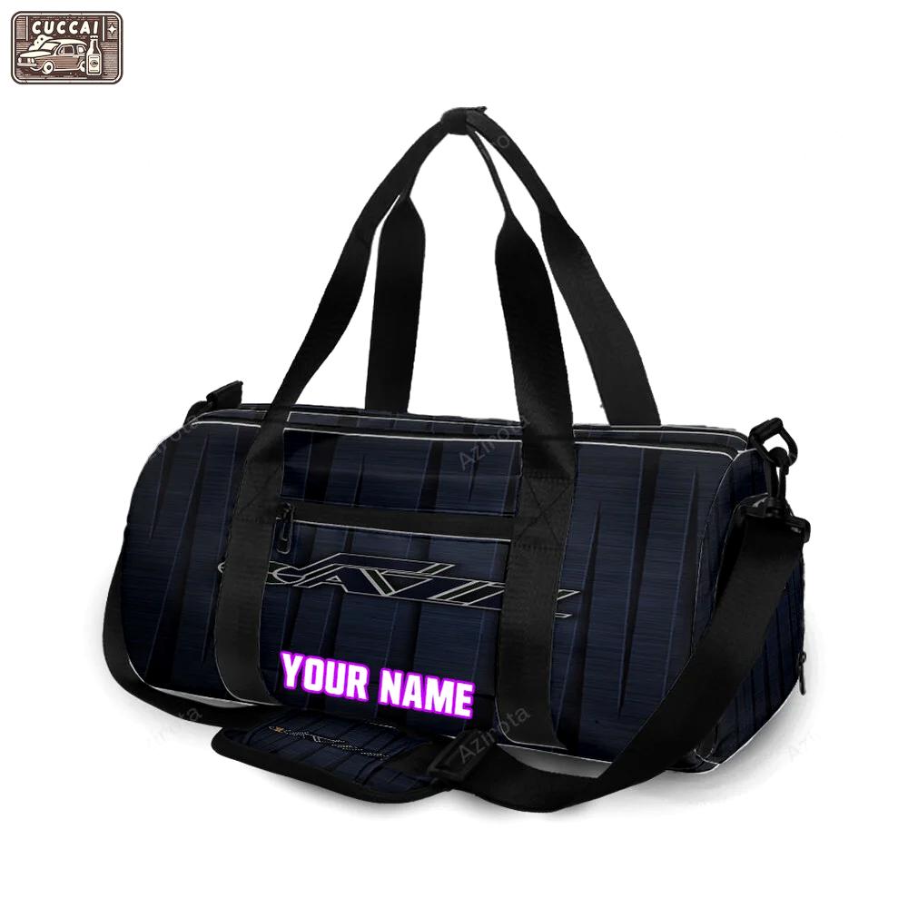 Utah jazz emblem v11 personalized name travel bag gym bag 2468 Travel Bag