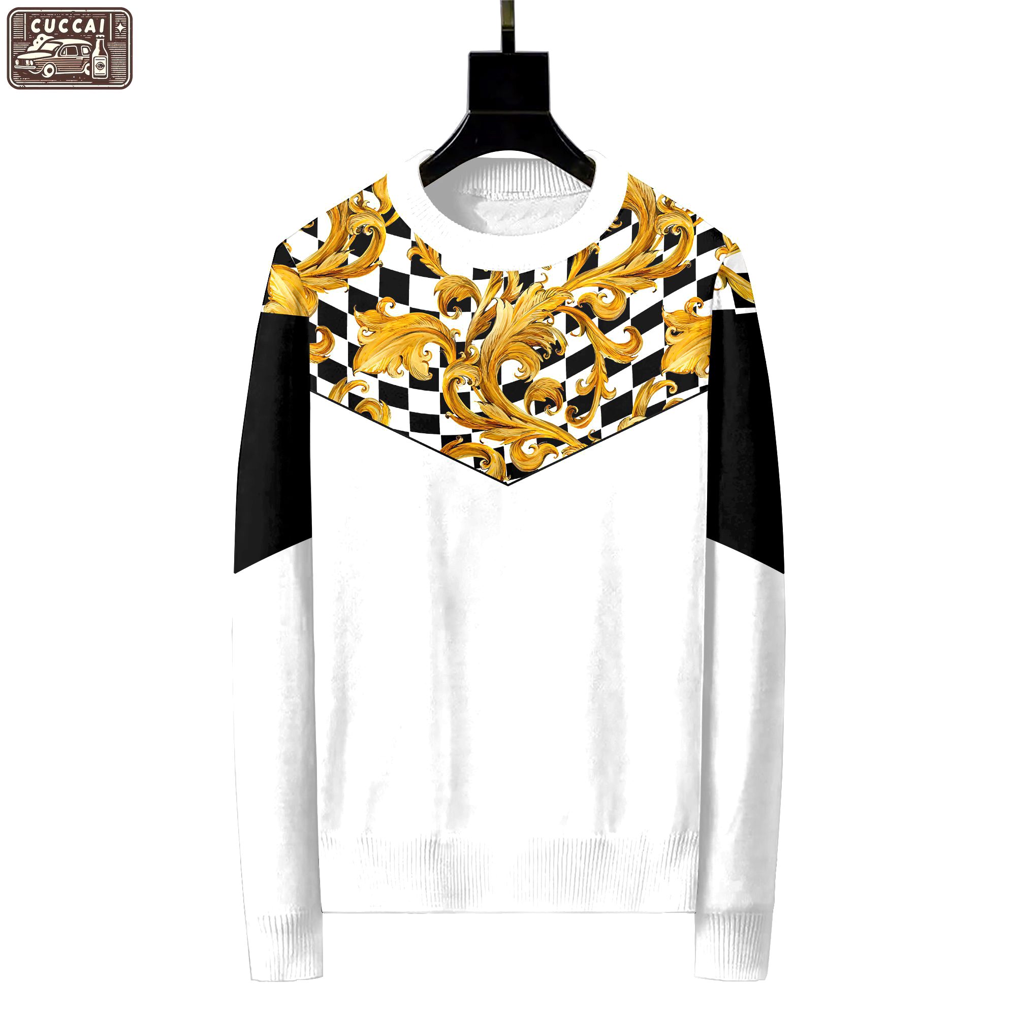 Versace luxury ugly sweater for winter hot 2025style 806 Christmas Ugly Sweater