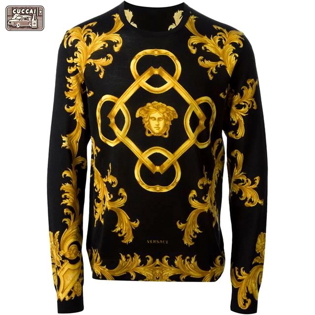 Versace luxury ugly sweater for winter lzu1401 Christmas Ugly Sweater