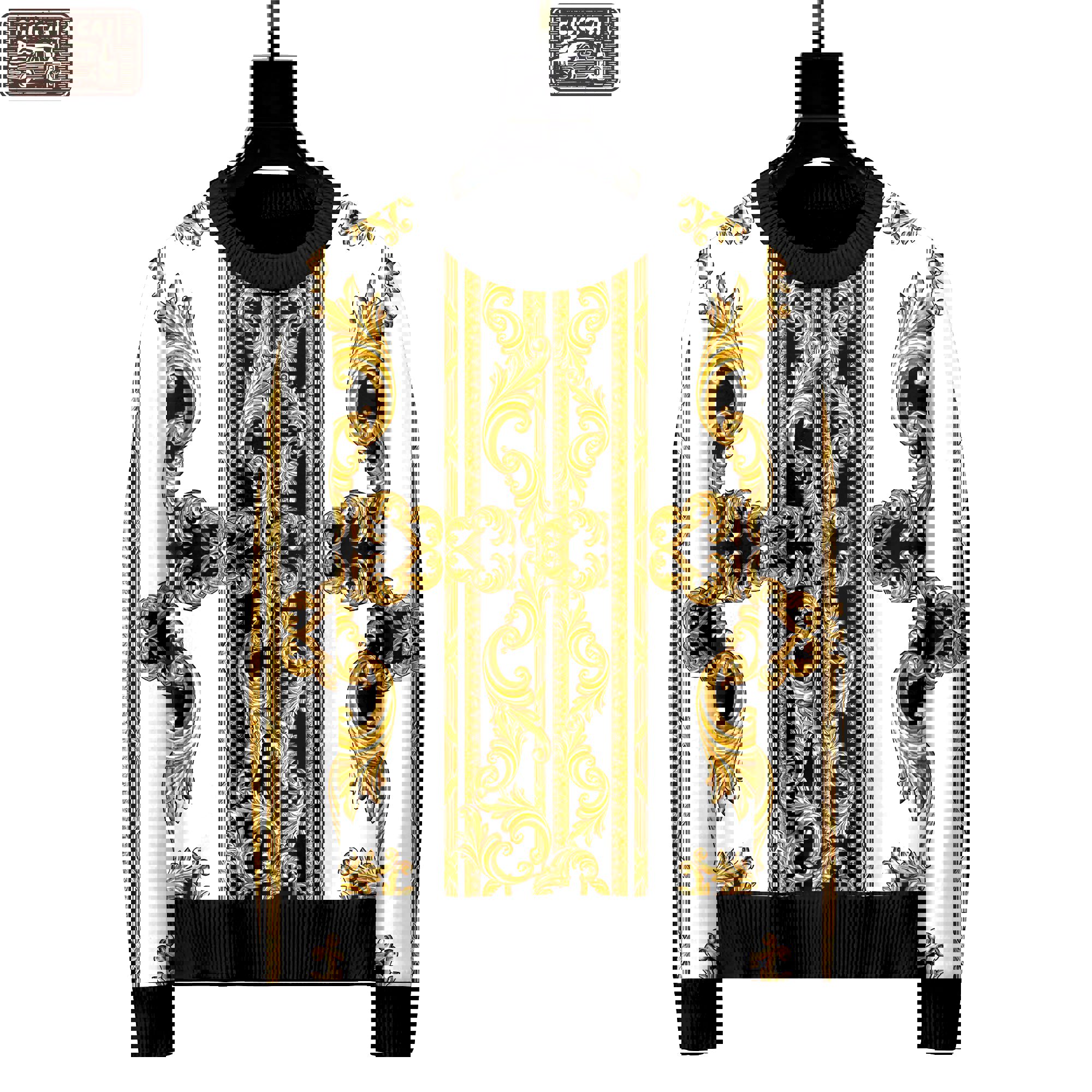 Versace luxury ugly sweater for winterhot 2025 style 383 Christmas Ugly Sweater