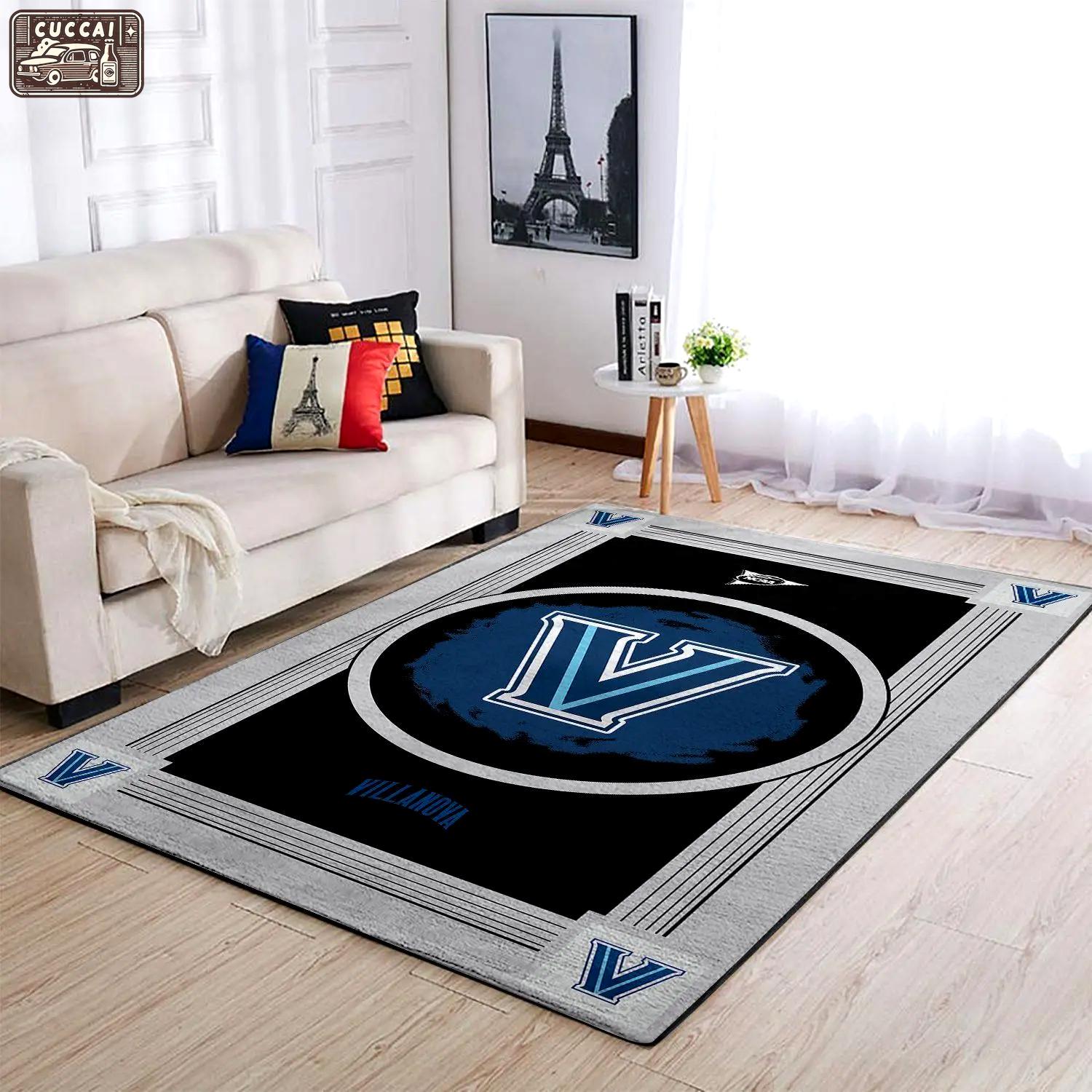 Villanova wildcats ncaa area rugs living room carpet team logo home rug regtangle carpet floor decor home decor Rectangle Rug