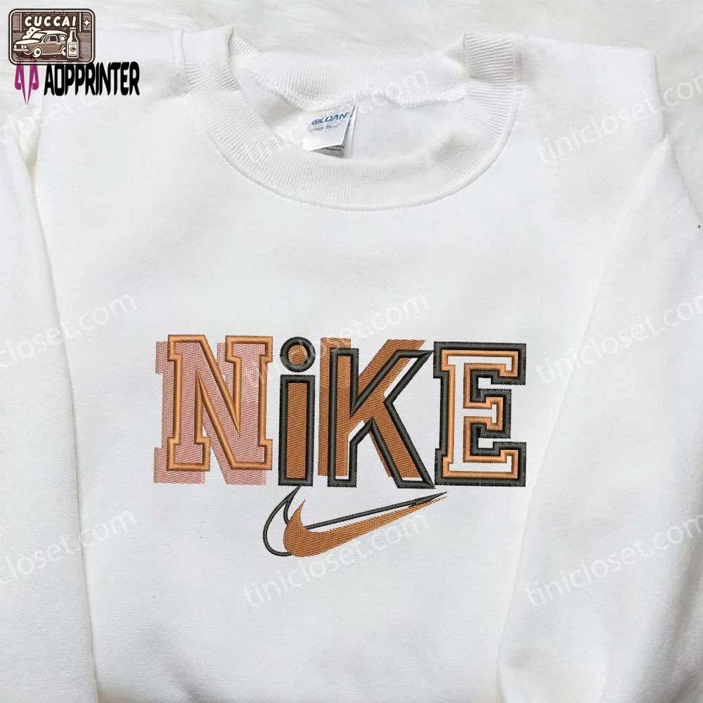Vintage nike embroidered sweatshirt: best family gift – nike inspired shirt Embroidered Shirt