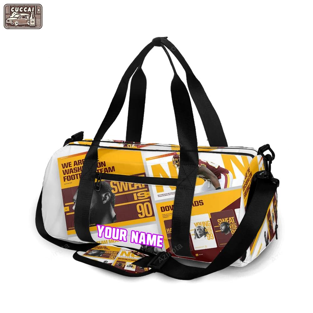 Washington football team all players1 personalized name travel bag gym bag 989 Travel Bag