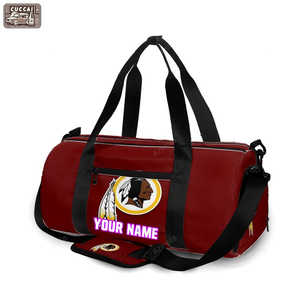 Washington football team red1 personalized name travel bag gym bag 674 Travel Bag