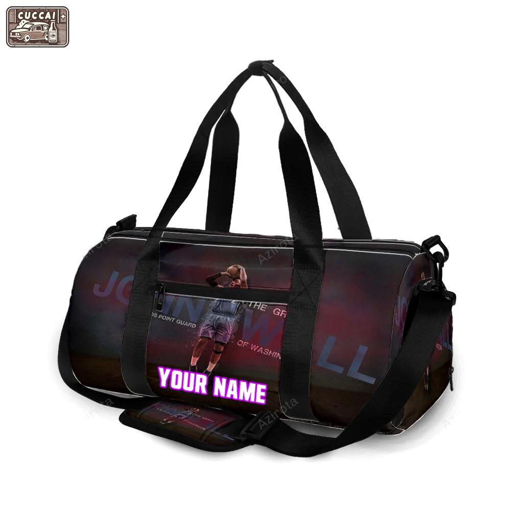 Washington wizards john wall1 personalized name travel bag gym bag 2459 Travel Bag