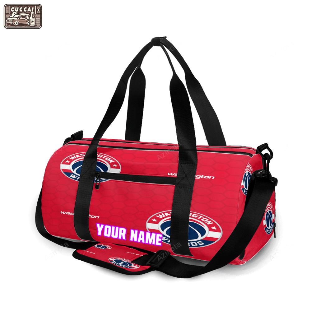 Washington wizards1 personalized name travel bag gym bag 2628 Travel Bag