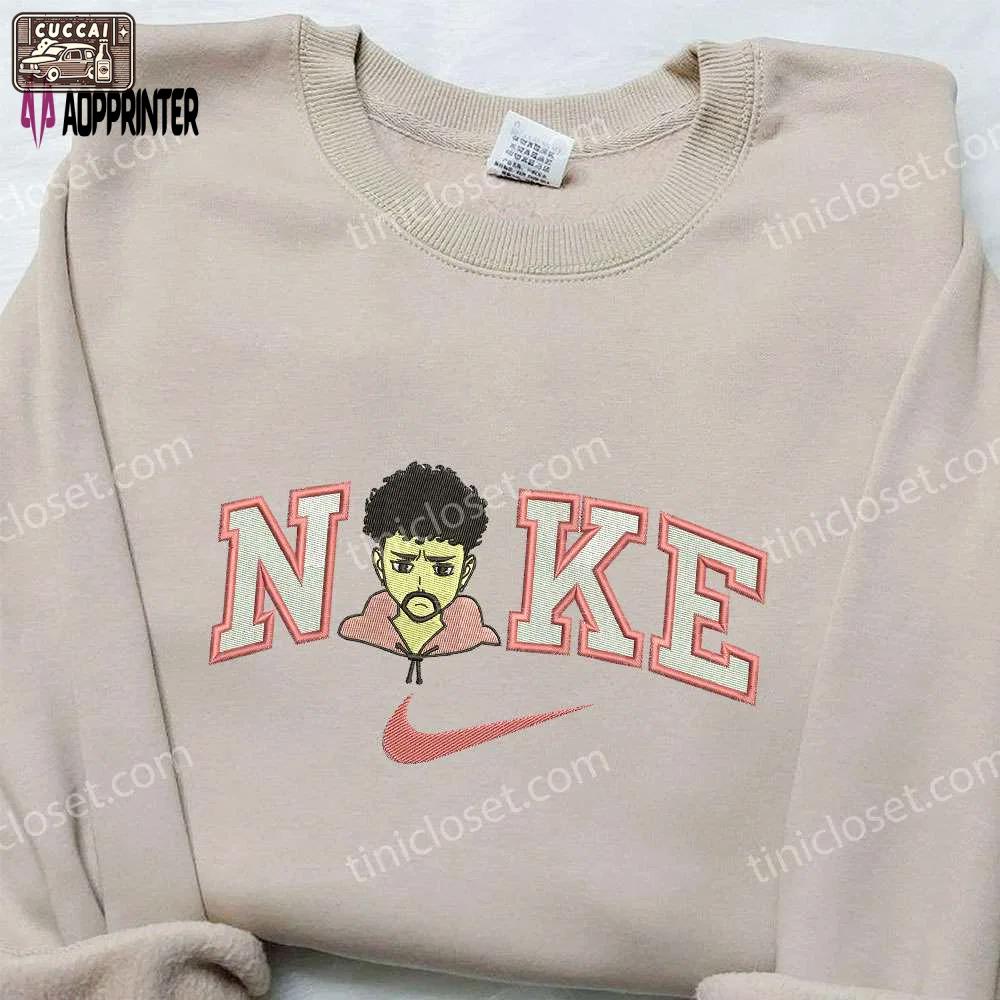 Wendknd x nike embroidered hoodie & celebrity shirt: stylish nike inspired embroidered collection Embroidered Shirt