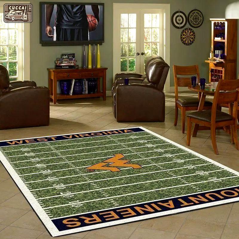West virginia mountaineers carpet living room rug rectangle carpet v17226 Rectangle Rug