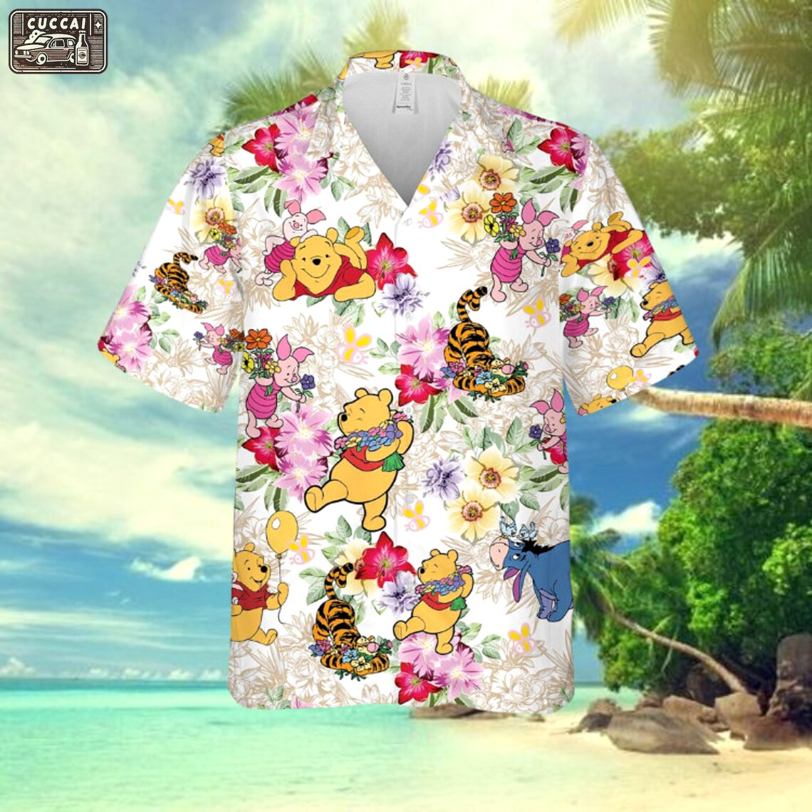Winnie the pooh hawaiian shirt 2 Hawaii Shirt Shorts & Flip Flops