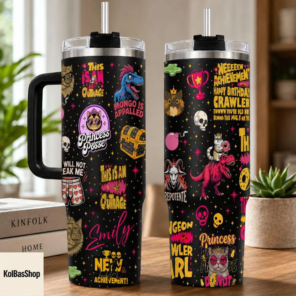 40 OZ Curved Tumbler (Printed) - Experience True Comfort, Don't Miss Out! - Personalized